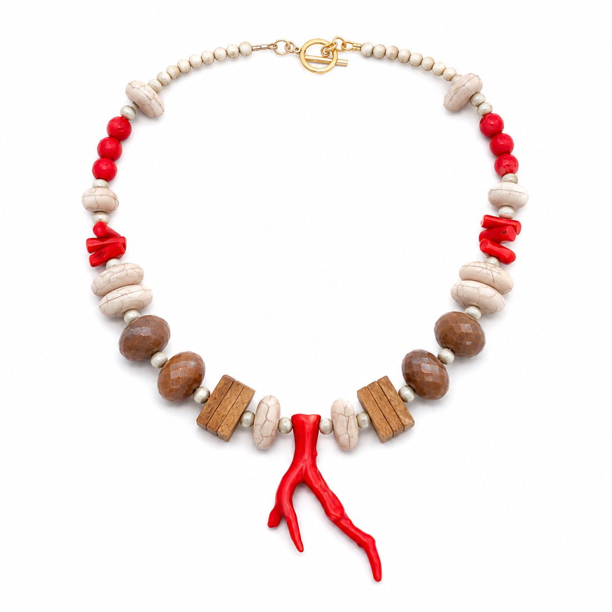 Coral Earth Necklace