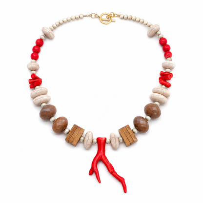Coral Earth Necklace