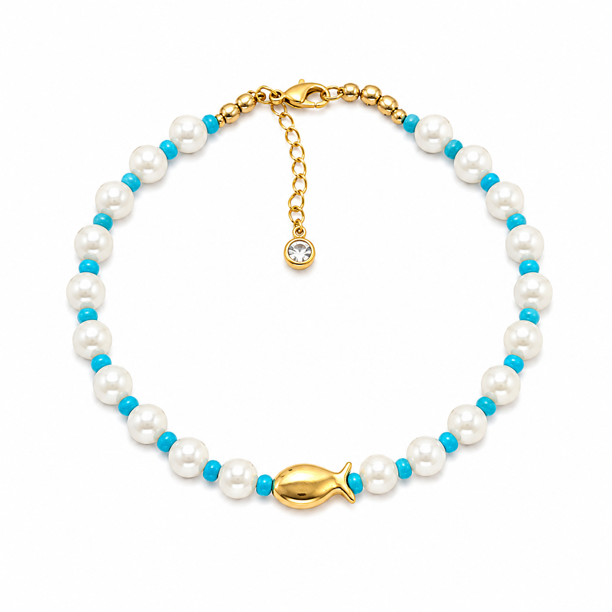 Aegean Pearl Anklet
