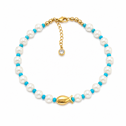 Aegean Pearl Anklet