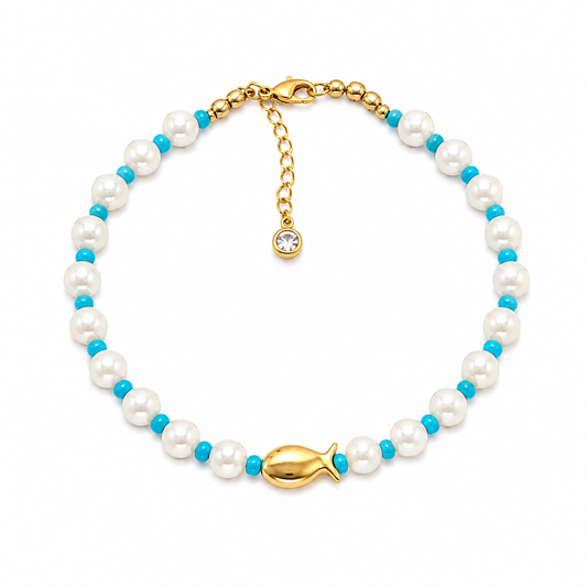 Aegean Pearl Anklet