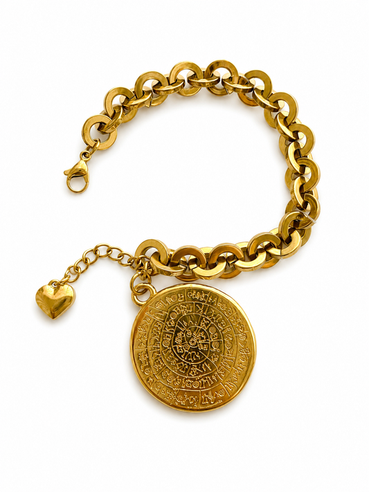 Phaistos Medallion Bracelet