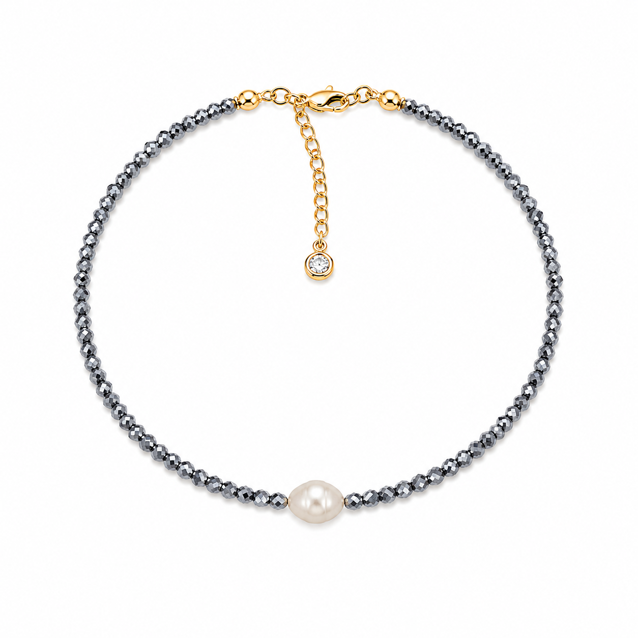 Midnight Pearl Anklet