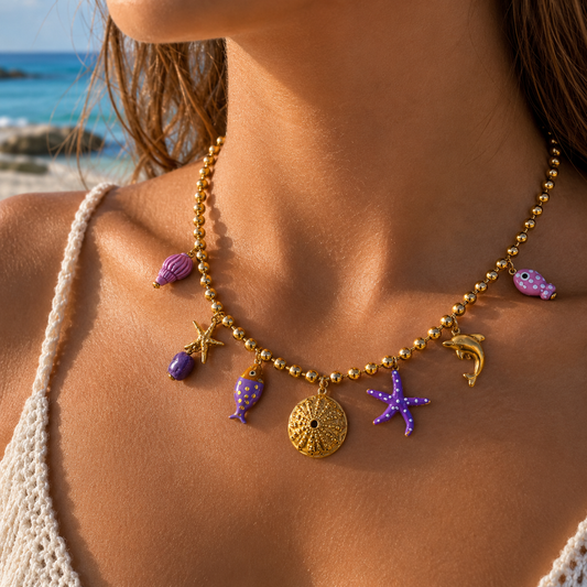 Amethyst Sea Necklace