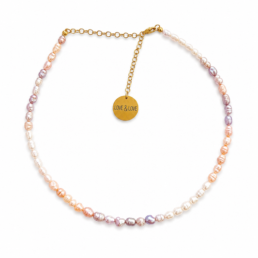 Pastel Pearl Necklace