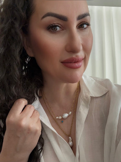 Azzurra Pearl Necklace