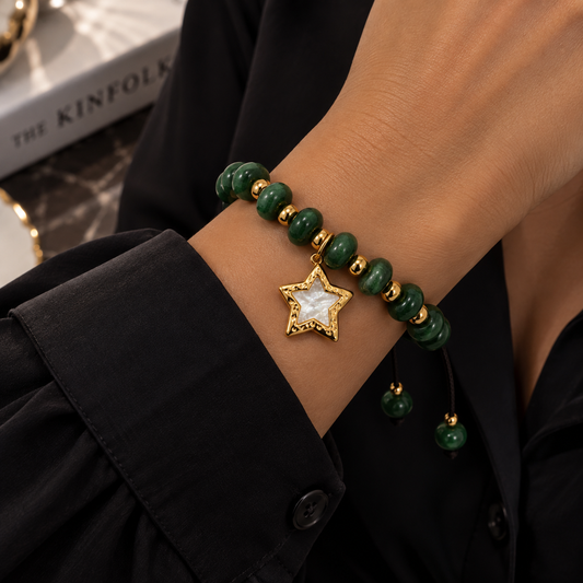 Emerald Star Bracelet