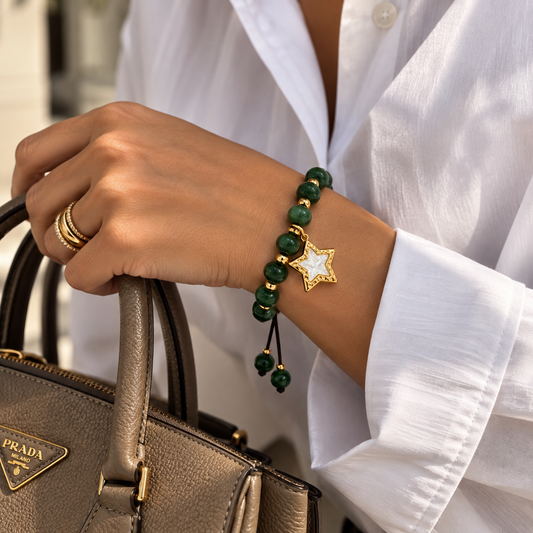 Emerald Star Bracelet