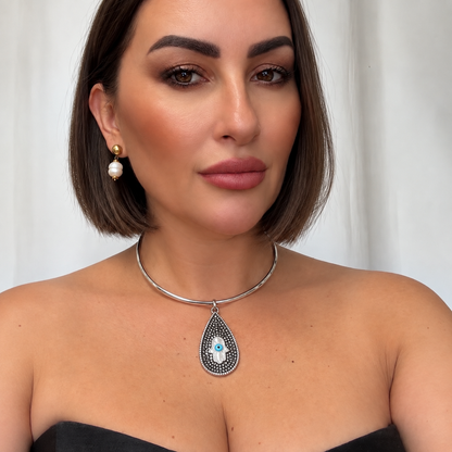 Silver Hamsa Muse