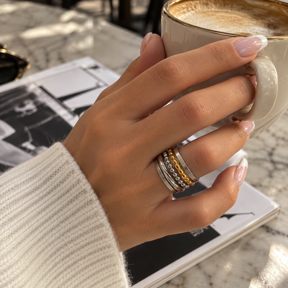 Silver Harmony ring