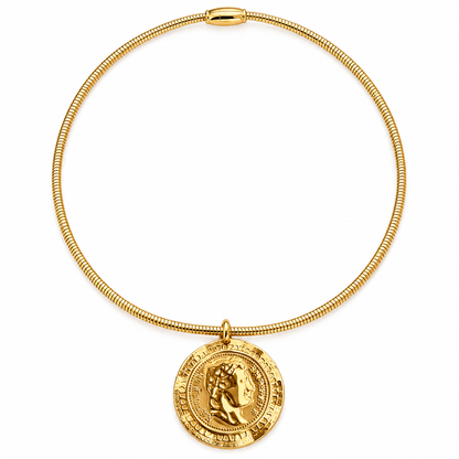 Coin Choker Bracelet
