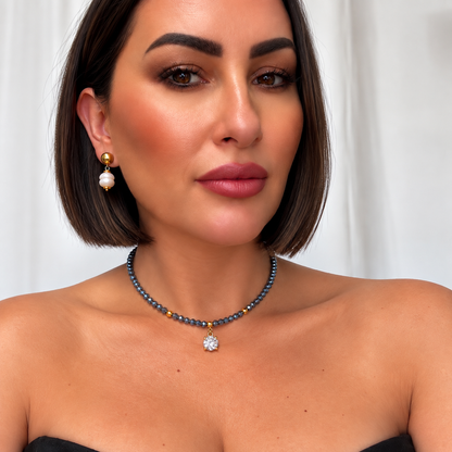 Midnight Crystal Necklace
