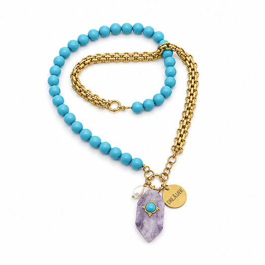 Azure Amethyst Necklace
