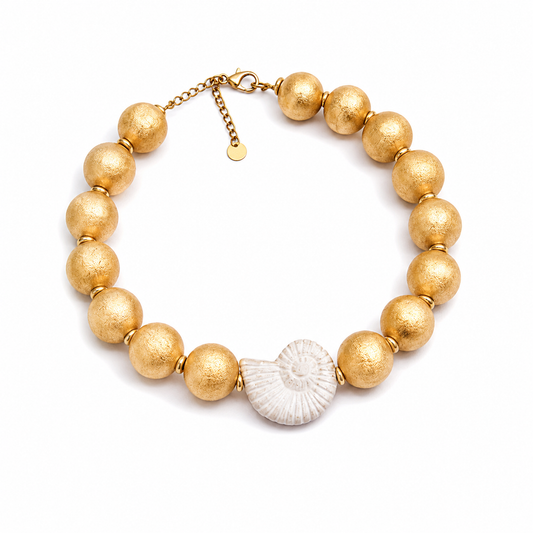 Golden Shell Necklace