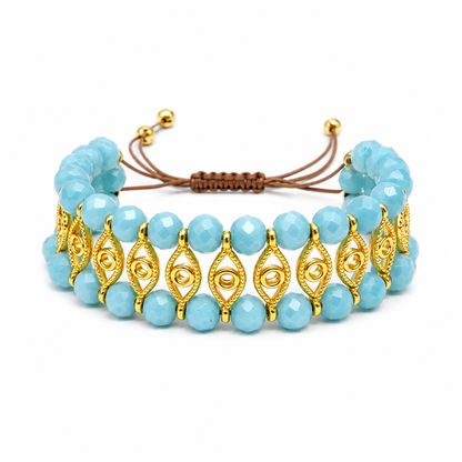 Azure Eye Charm Bracelet