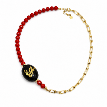 Golden Phoenix Necklace