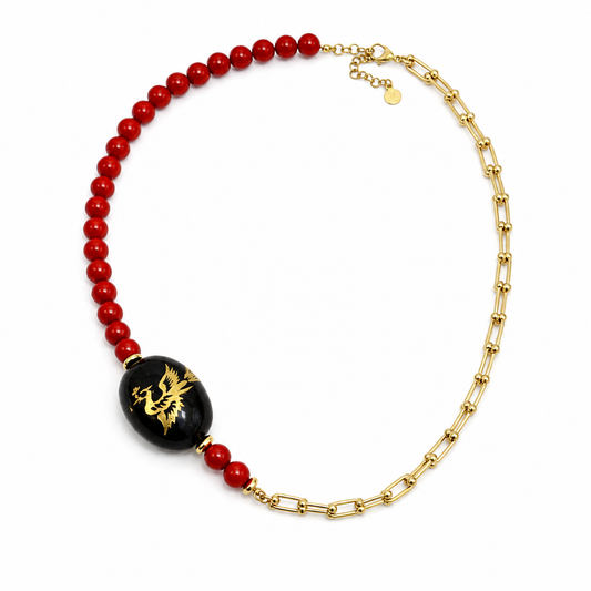 Golden Phoenix Necklace
