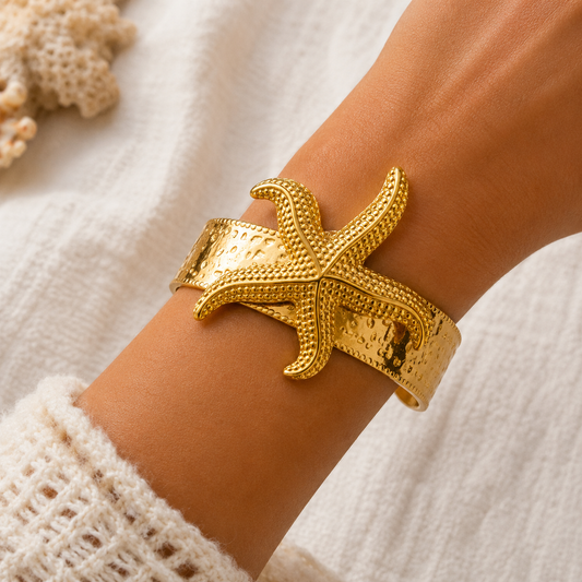 Golden Starfish bracelet
