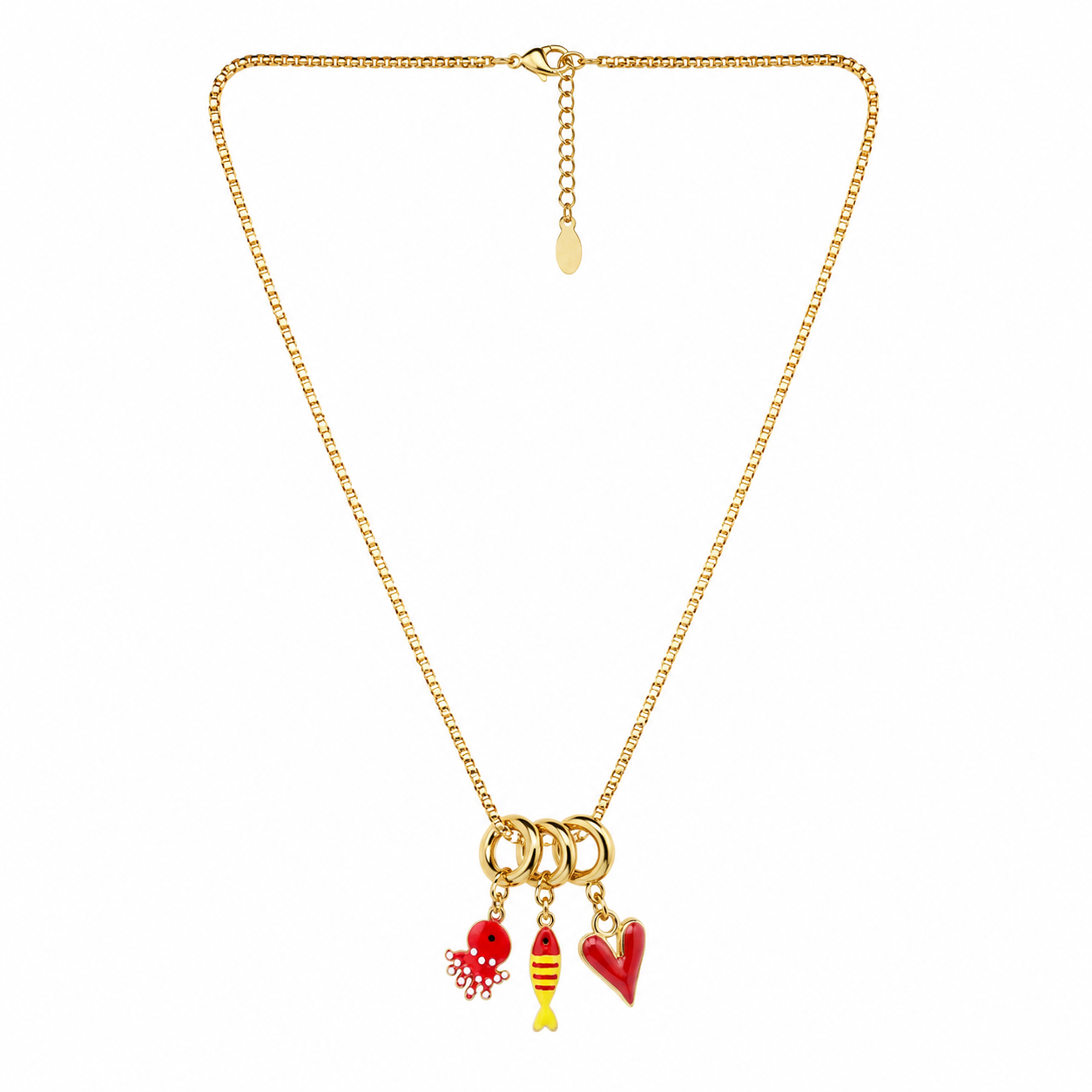 Coral Love Necklace