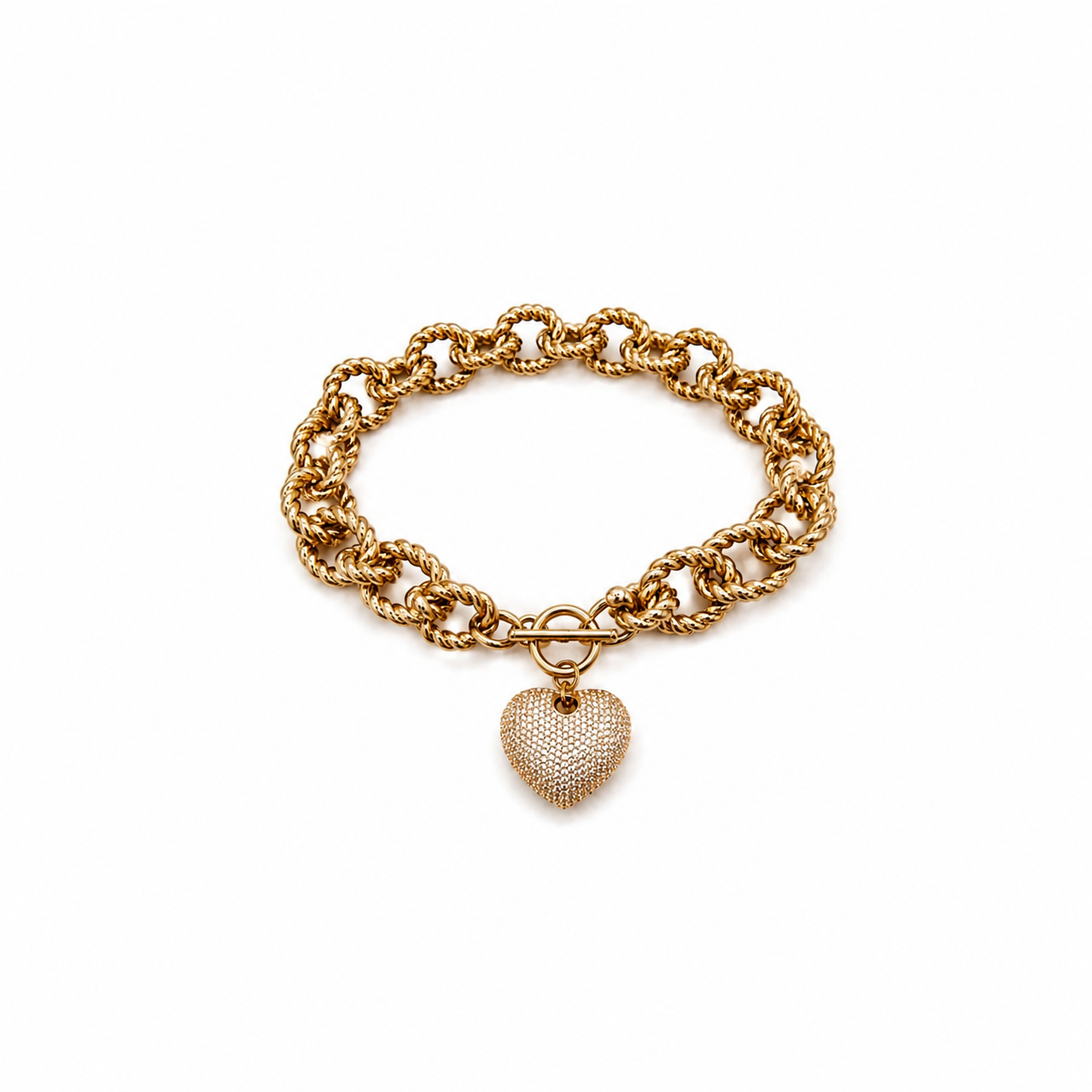 Golden Heart Bracelet