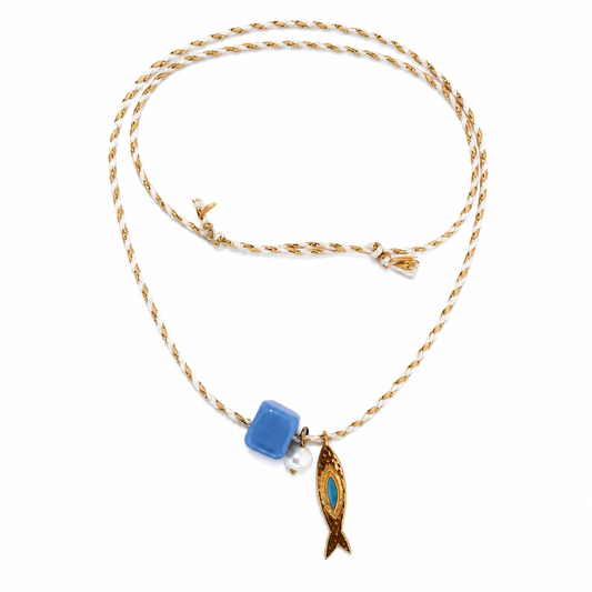Mykonos Blue Necklace
