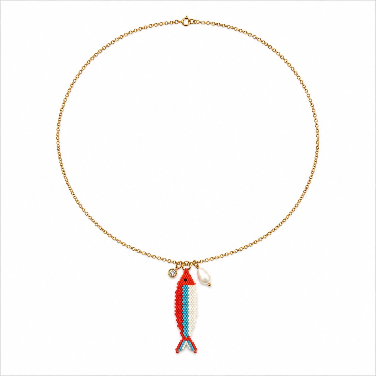 Aegean Fish Necklace