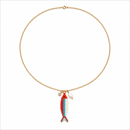 Aegean Fish Necklace
