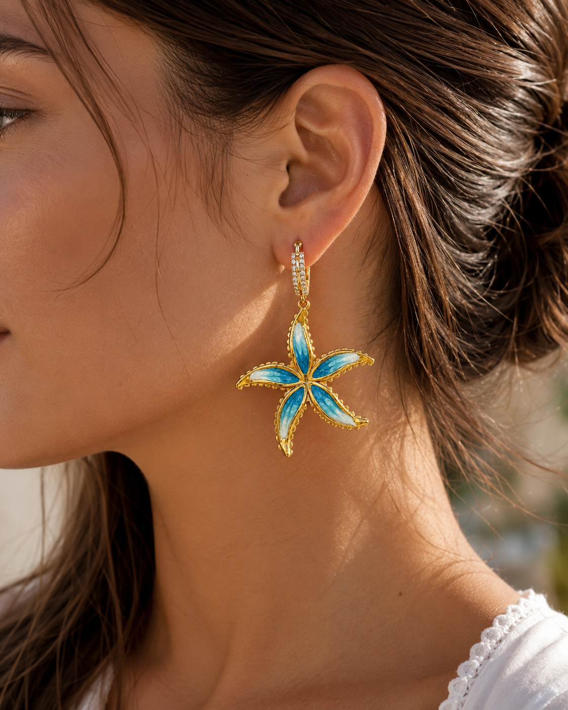 Aegean Starfish Earrings