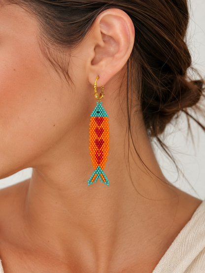 Coral Fish Earrings