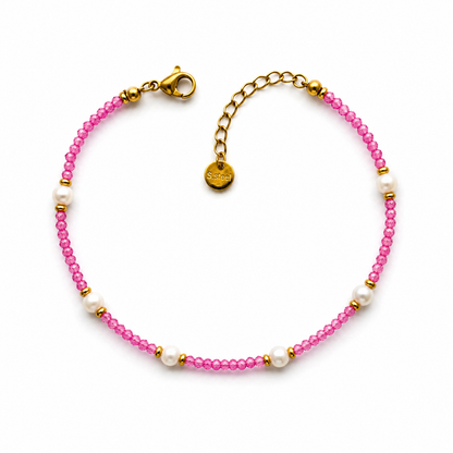 Rose Pearl Bracelet