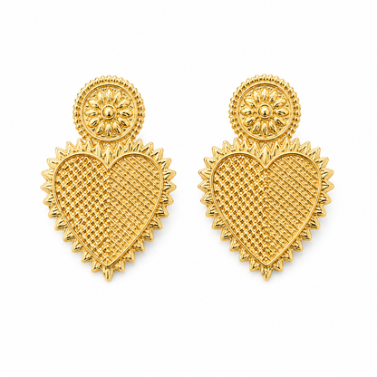 Helia Heart Earrings