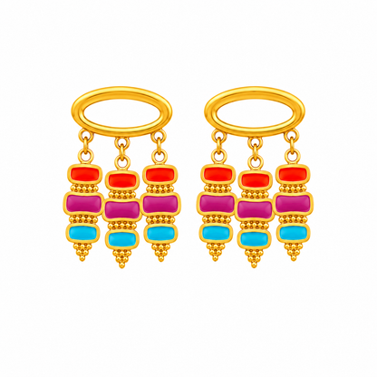 Carnival Gold Earrings