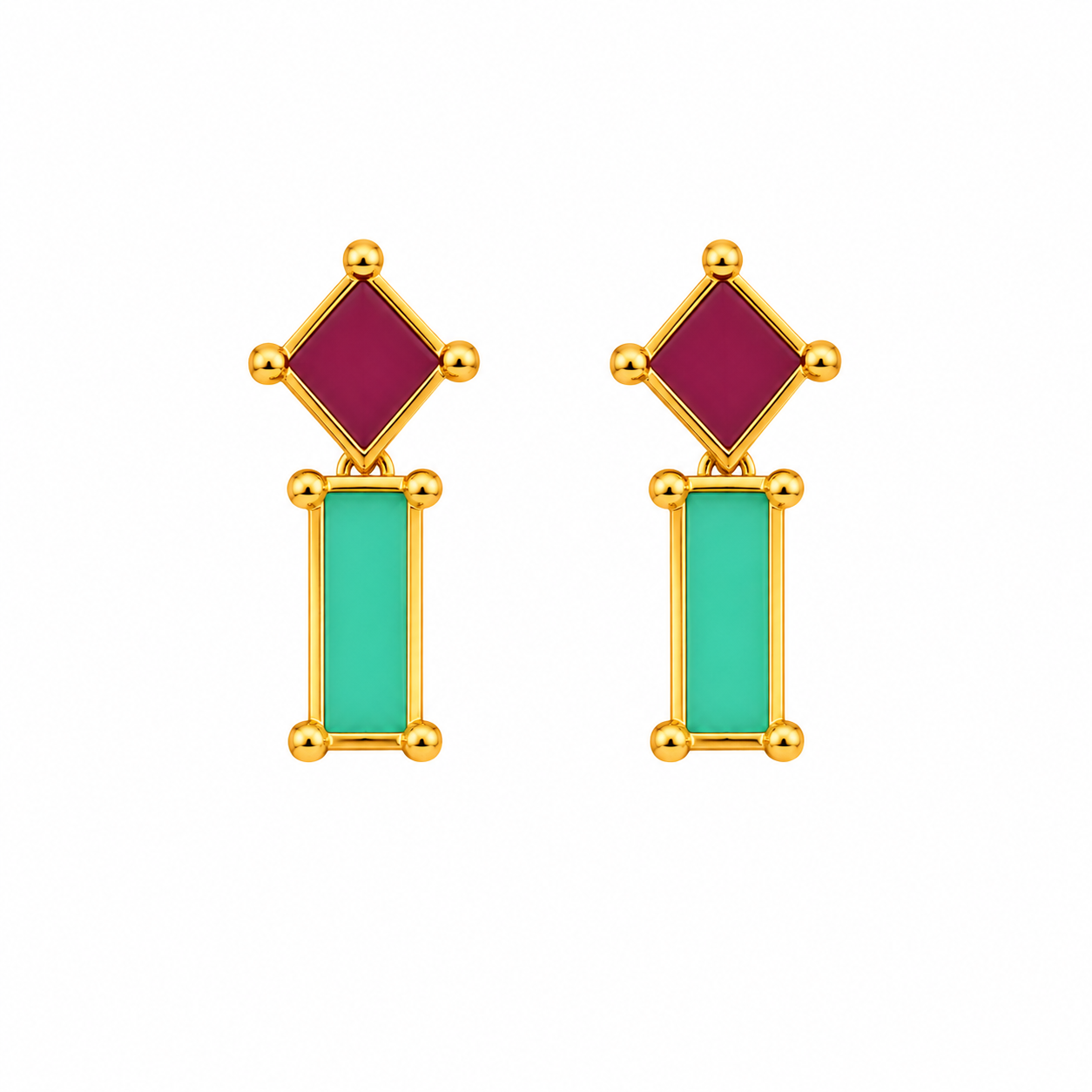 Mosaic Duo Earrings
