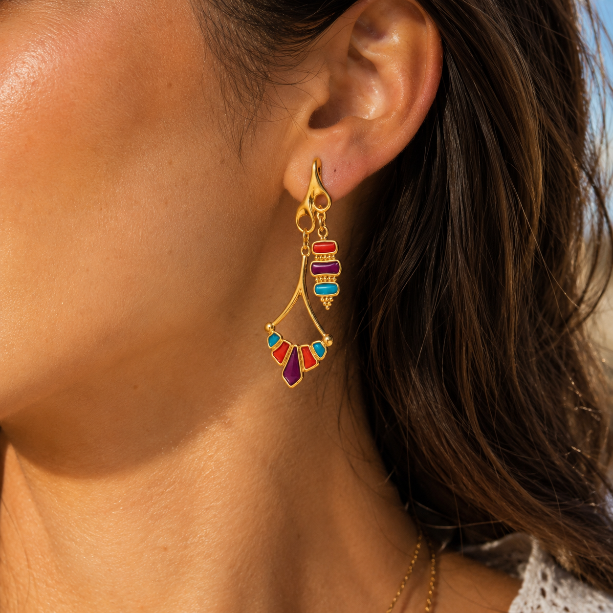 Astra Mosaic Earrings