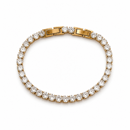 Celeste Tennis Bracelet Gold