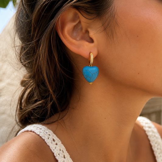 Selene Heart Earrings