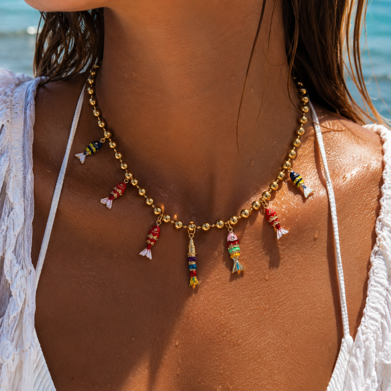 Pesci Colorati Necklace