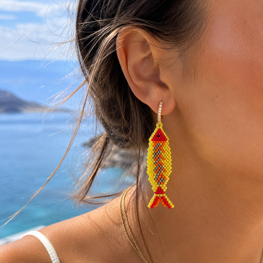 Sunny Fish Earrings