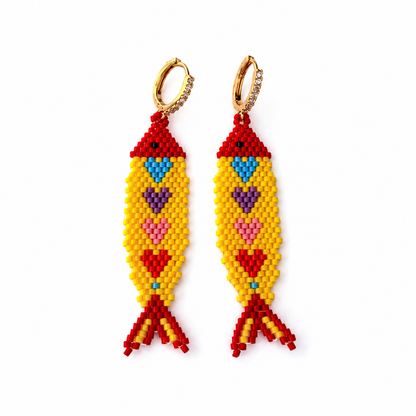 Mediterranean Love Fish Earrings
