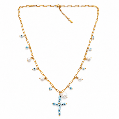 Holy Eye Pearl necklace