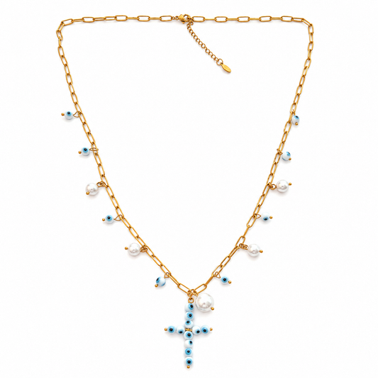 Holy Eye Pearl necklace