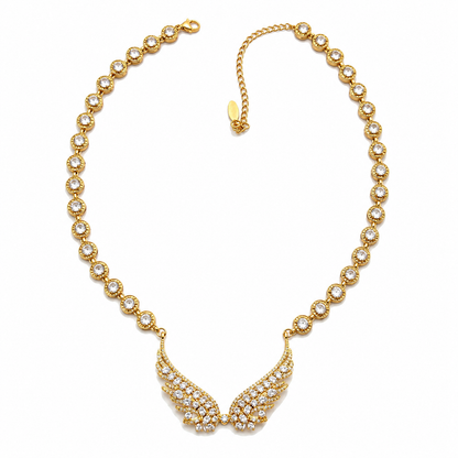 Crystal Angel Wings Necklace