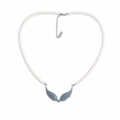 Blue Angel Pearl Necklace