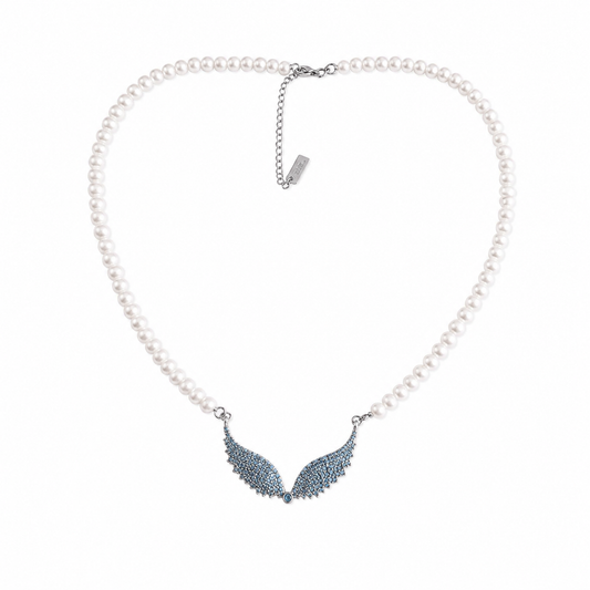 Blue Angel Pearl Necklace