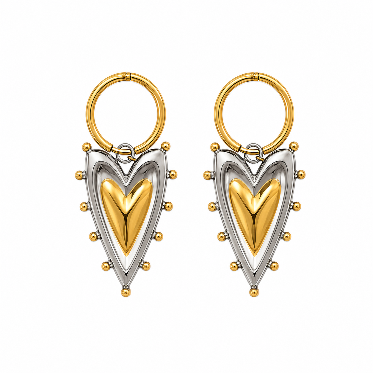 Twin Heart Hoops