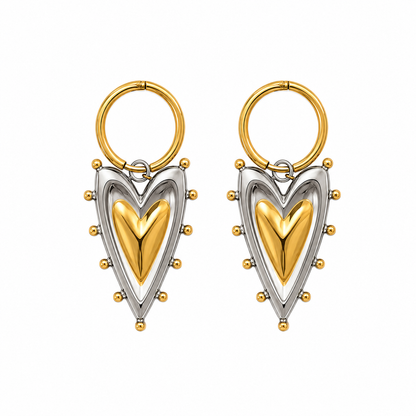 Twin Heart Hoops