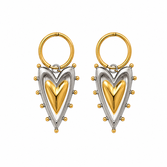 Twin Heart Hoops