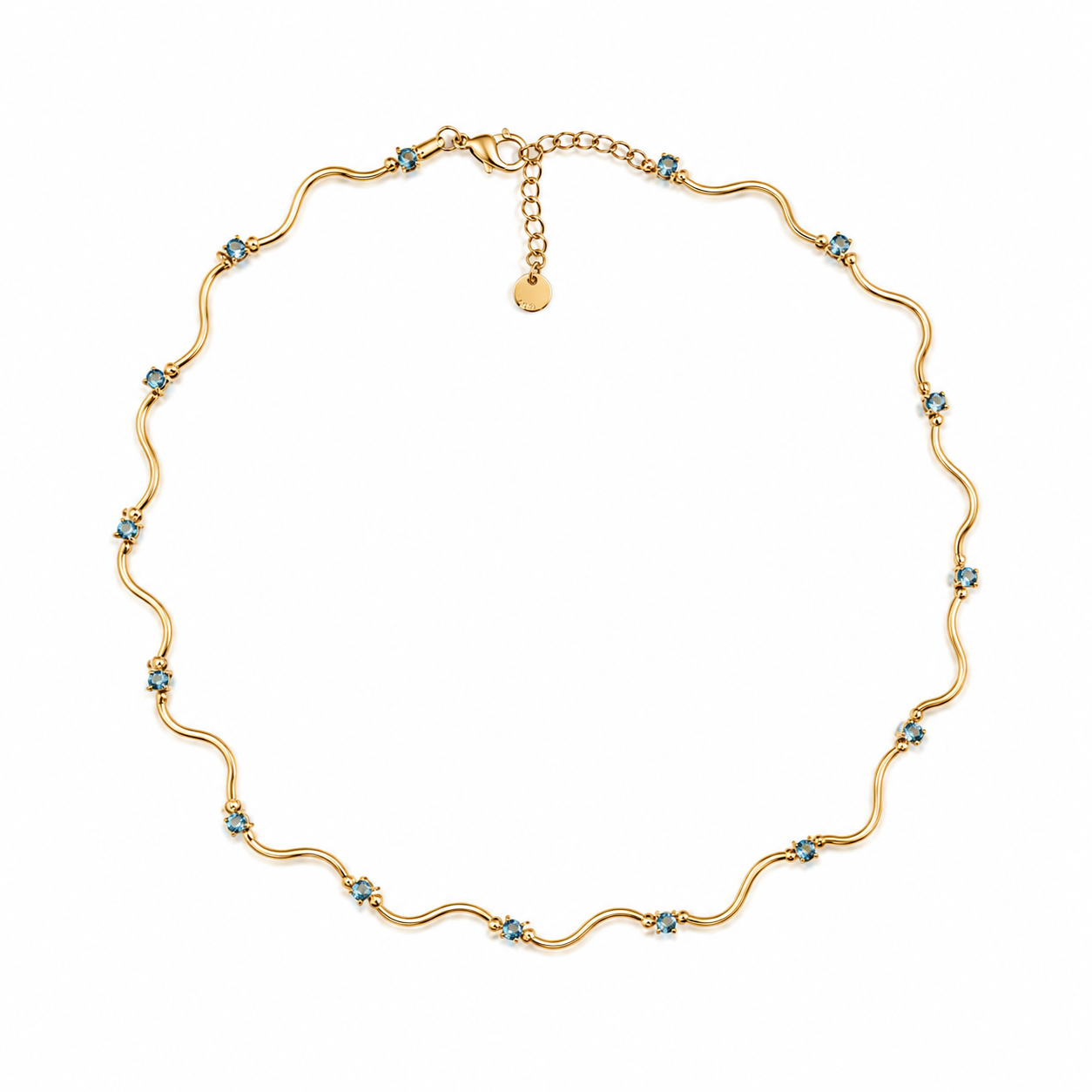 Azzure Wave Necklace