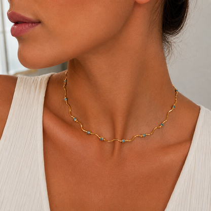 Azzure Wave Necklace