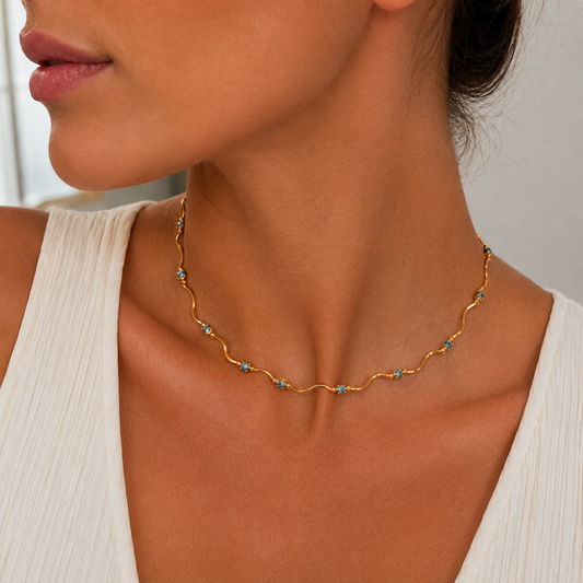 Azzure Wave Necklace